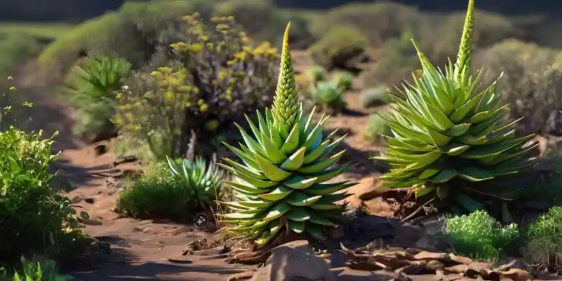 Spiral Aloe In Lesotho